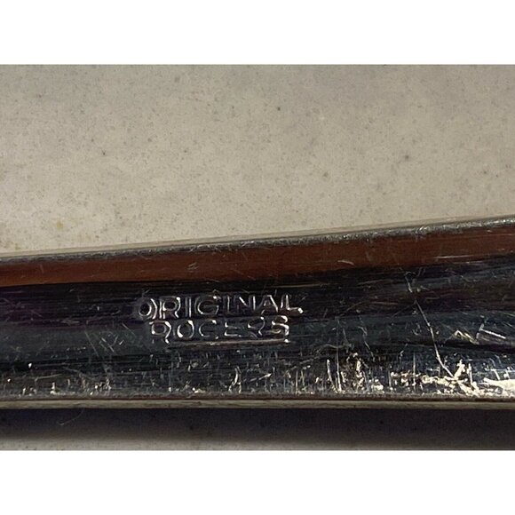 1961 El California Serving Spoon & Fork Set Wm William Rogers Mfg Co. 9" Art Dec - Picture 12 of 16